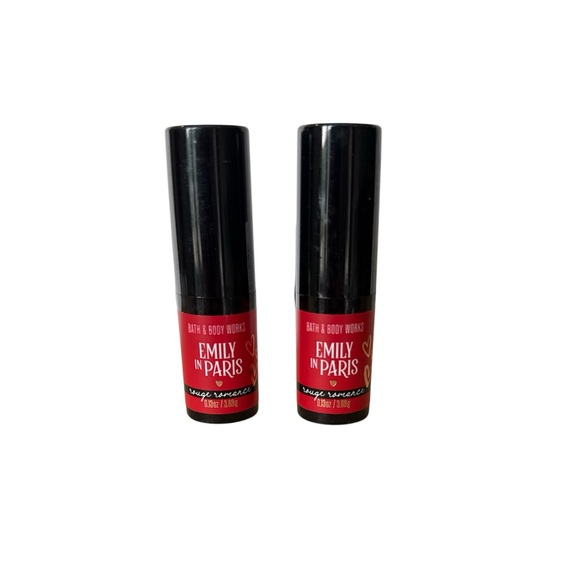 Bath & Body Works Emily in Paris Red Rouge Romance Lipstick x2 - Picture 1 of 3